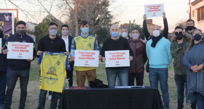 Morón: El Municipio cedió tierras al club Dorrego Handball para la construcción de su estadio 