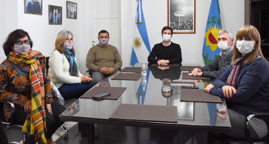 San Vicente: El intendente se reunió con el Presidente del Consejo Escolar