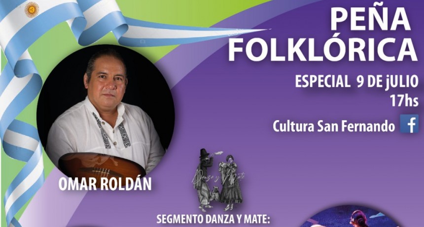 San Fernando: En el Día de la Independencia se realizará una Peña Folklórica Virtual desde el Teatro Martinelli 