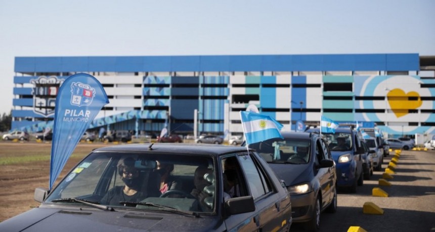 Pilar: Achával celebró la Independencia con una jornada patria de vacunación