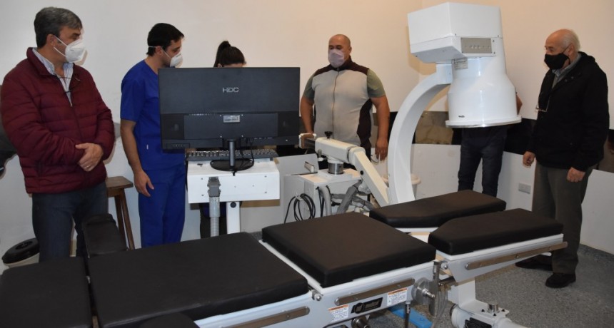 Tres Lomas: El Hospital Municipal ya cuenta con un “Arco en C”  