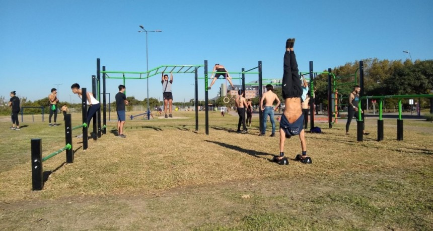 Vicente López: Nuevo circuito de Calistenia en el Paseo de la Costa