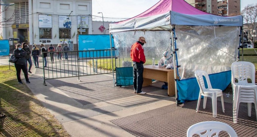 Junín: El Municipio volvió a realizar testeos en la plaza 25 de Mayo