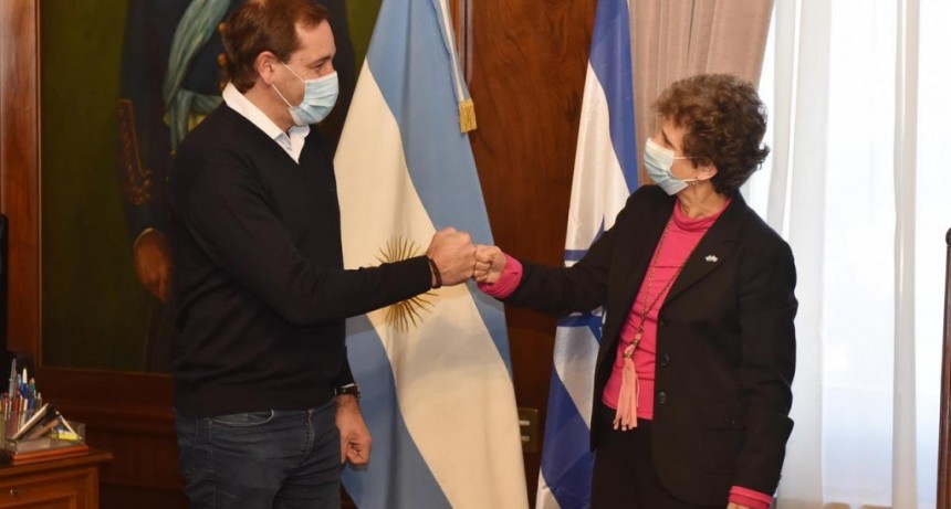 La Plata: El Intendente Garro se reunió con la Embajadora de Israel