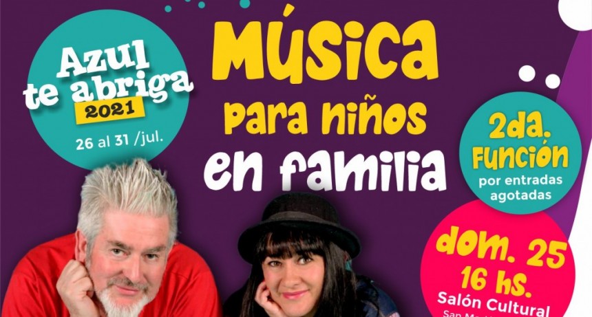 Azul: Nueva función de “Música para Niños en Familia”