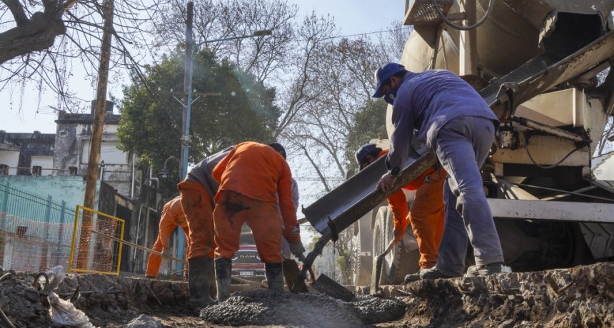 Vicente López: Avanza la obra hidráulica en Florida Oeste que beneficiará a más de 50 mil vecinos