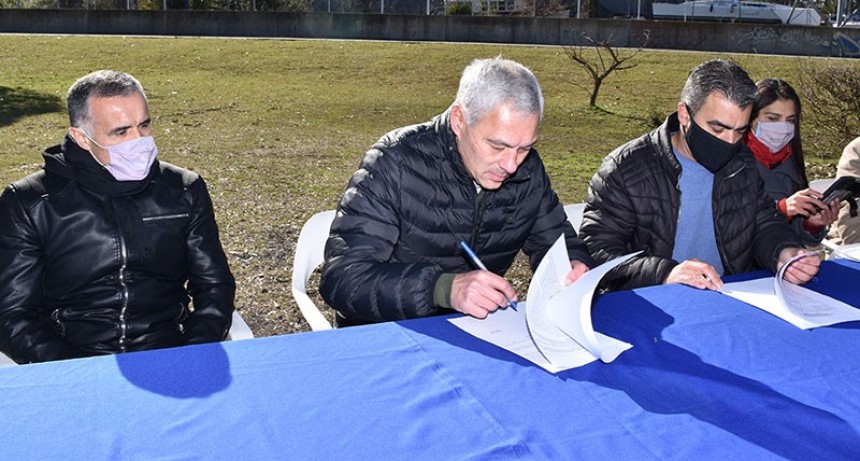 Berisso: Firma de Convenio con el Ministerio de Desarrollo para el fortalecimiento de la Economía Popular