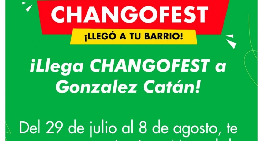 González Catán: CHANGOFEST llegó al distrito con una increíble fiesta de descuentos