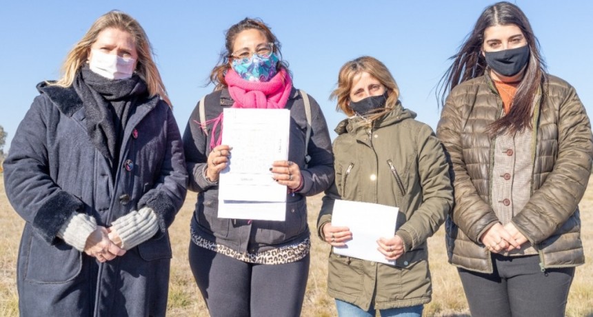 Lincoln: Beneficiarios de los 70 lotes tomaron posesión de su propiedad 