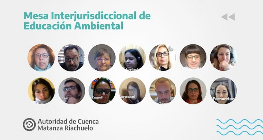 Avanza el trabajo de la Mesa Interjurisdiccional Educación Ambiental convocada por ACUMAR