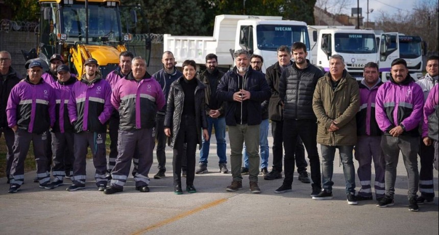 Quilmes: Mayra Mendoza presentó nuevo equipamiento vial para la Secretaria de Servicios Públicos  