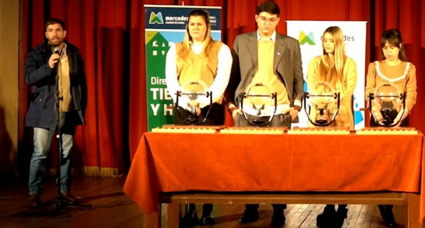 Mercedes: Se realiz&oacute; el decim&oacute; sorteo del programa municipal &ldquo;Mi Terreno&rdquo;