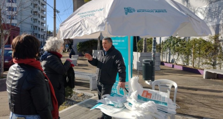 El Ministerio de Trabajo asesoró sobre derechos laborales en 65 municipios bonaerenses