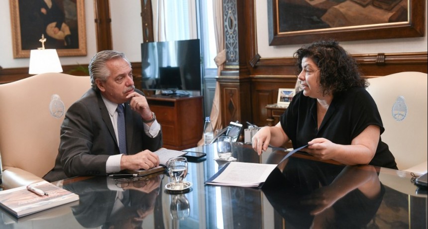 Alberto Fernández recibió a la ministra de Salud quien le informó sobre la vacunación pediátrica a partir de los 6 meses