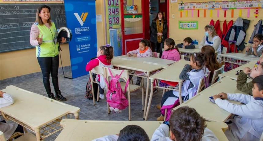 Junín: El Municipio sigue concientizando en las instituciones educativas con el programa “Voy Seguro”  
