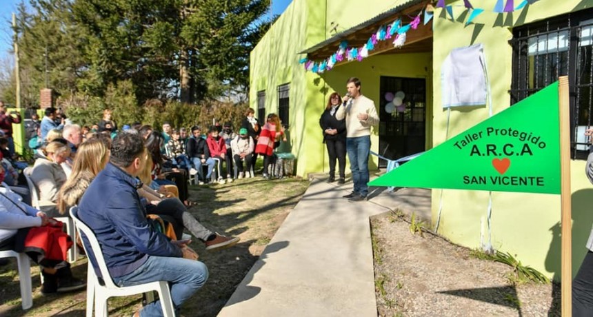 San Vicente: El Municipio reinauguró el Taller Protegido ARCA 