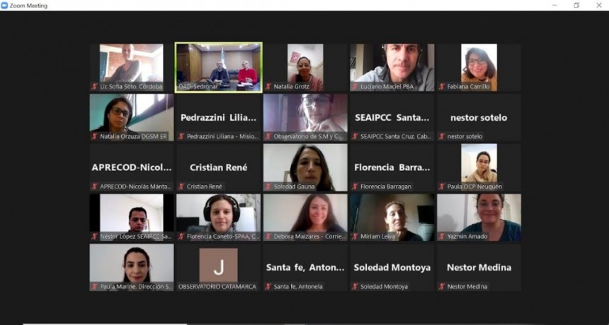SEDRONAR avanza en el Relevamiento Nacional de Dispositivos de Cuidado, Acompañamiento y Asistencia 