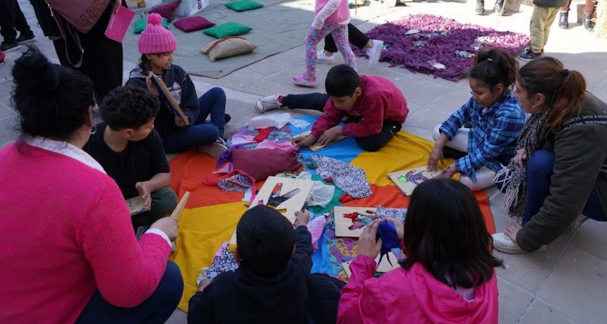 Mercedes: En estas vacaciones de invierno ya pasaron más de 600 familias por Estación Juego 