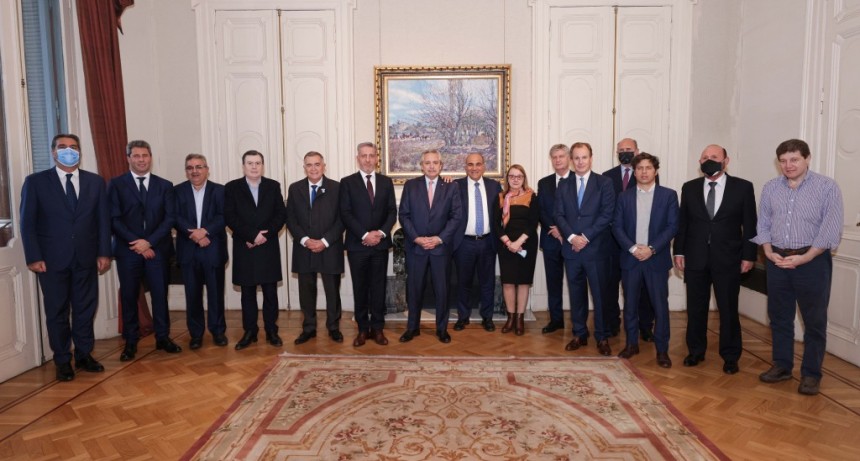 Alberto Fernández se reunió con gobernadores en Casa Rosada
