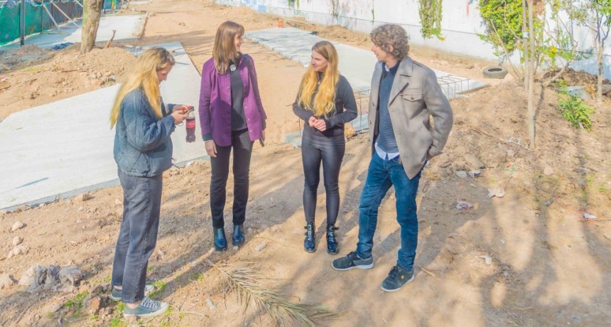 San Fernando: Juan Andreotti recorrió la obra de un nuevo Paseo Aeróbico