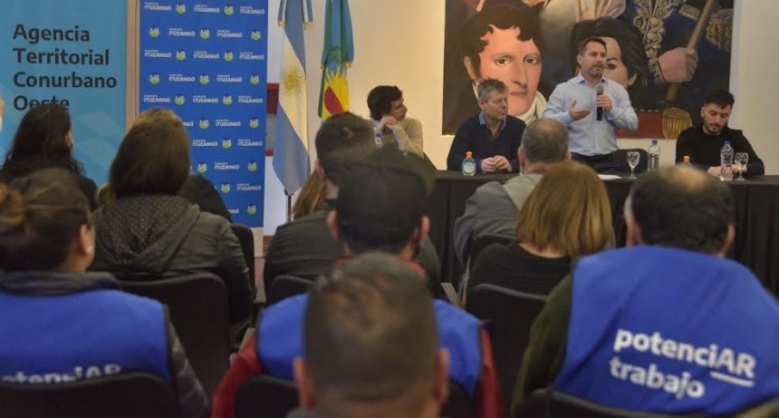 Ituzaingó: Pablo Descalzo encabezó un encuentro junto a titulares del programa Potenciar Trabajo y empresarios locales 