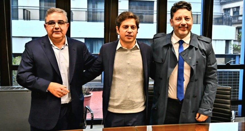 El Gobernador Raúl Jalil firmó un acuerdo histórico con Gustavo Menéndez y Axel Kicillof