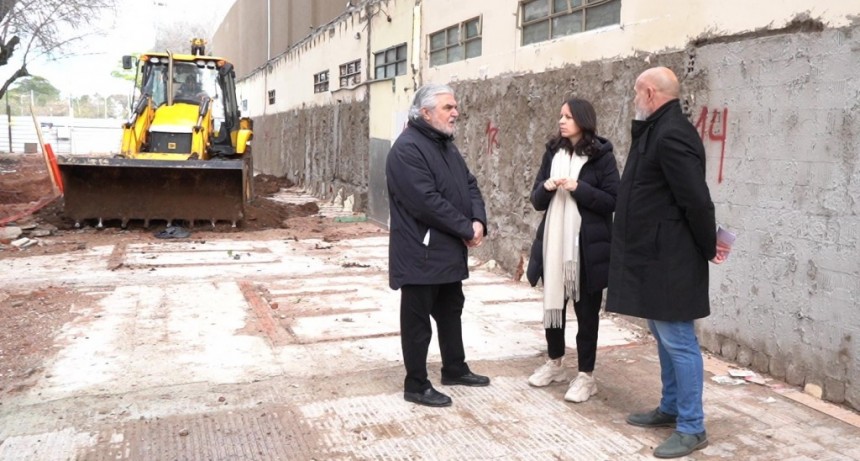 Vicente López: Avanza la renovación del polideportivo más grande del distrito