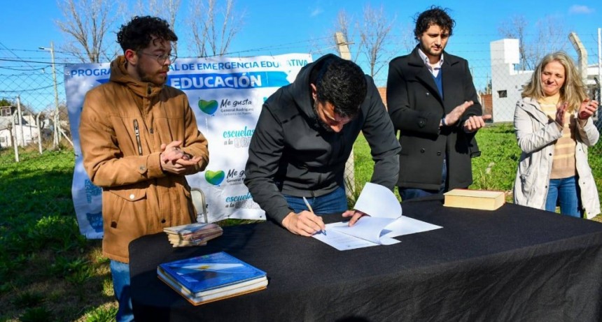 Gral. Rodr&iacute;guez: Se reanudar&aacute; la obra para terminar la Escuela Secundaria N&deg; 9 