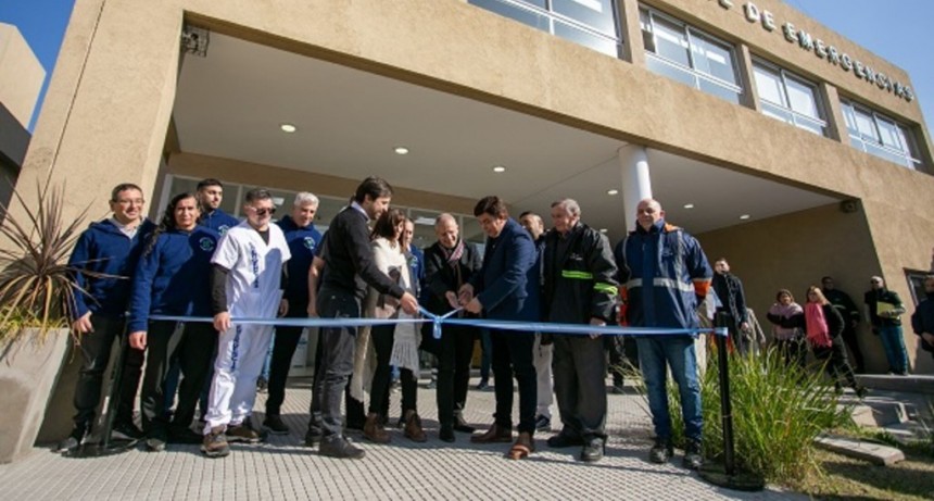 La Matanza: Fernando Espinoza inauguró la nueva Central de Emergencias junto a Nicolás Kreplak