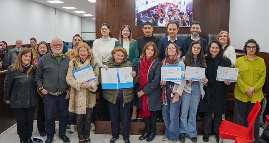 San Martín: El Municipio reconoció a distintas instituciones y personalidades de la ciudad
