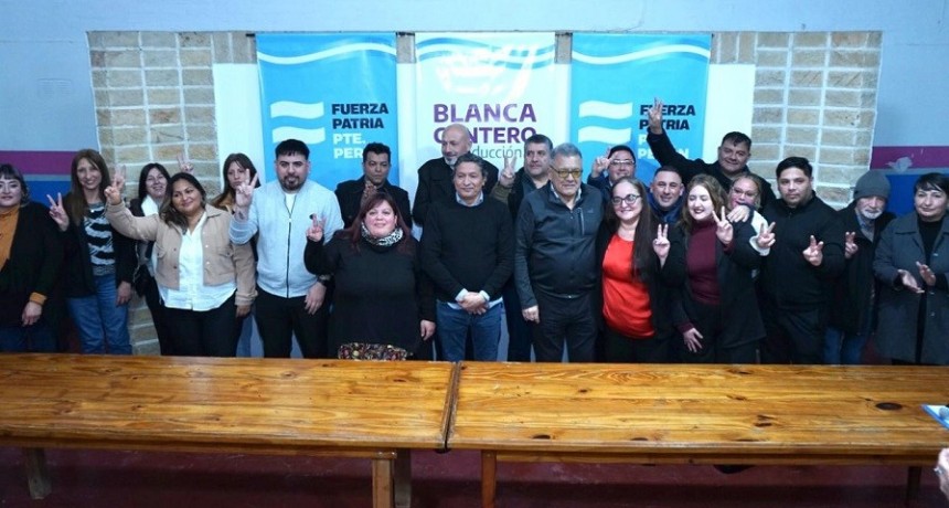 Pte. Perón: Cantero anunció los candidatos de Fuerza Patria