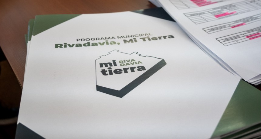 Rivadavia: Se reabre la inscripci&oacute;n al programa municipal de lotes con servicios en Am&eacute;rica