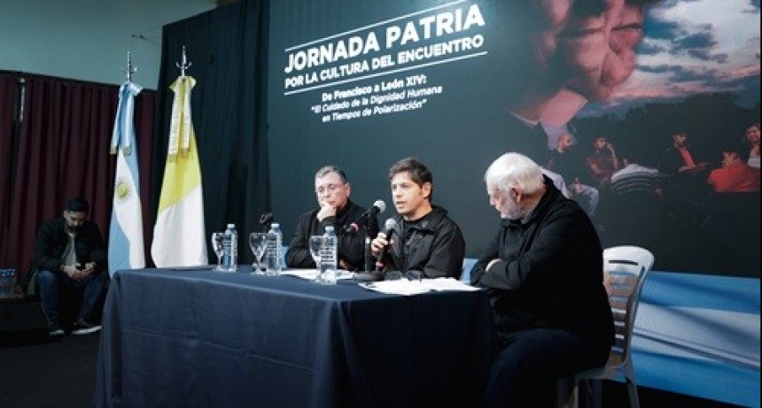 Kicillof particip&oacute; de la Jornada Patria por la Cultura del Encuentro