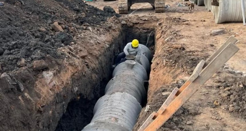 Lomas de Zamora: Avanzan las obras de saneamiento h&iacute;drico en el barrio El Pared&oacute;n