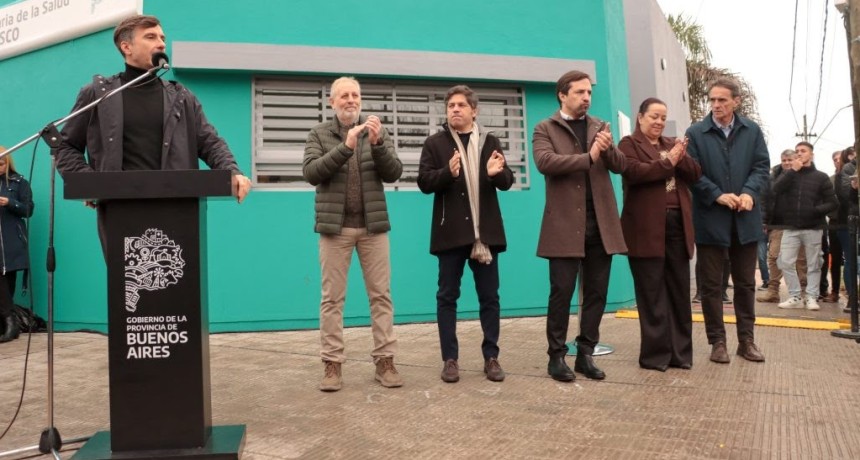 Mor&oacute;n: Ghi y Kicillof inauguraron el nuevo Centro de Salud Papa Francisco en Castelar