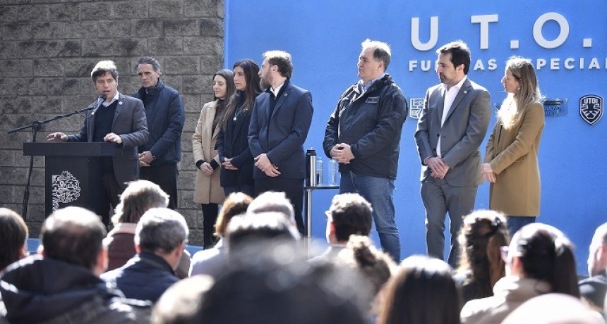 Kicillof inaugur&oacute; una base de la UTOI en Lomas de Zamora