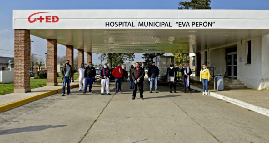 Benito Juárez: Instalan Cabinas Sanitizantes en el Hospital “Eva Perón” y en la US de Barker 