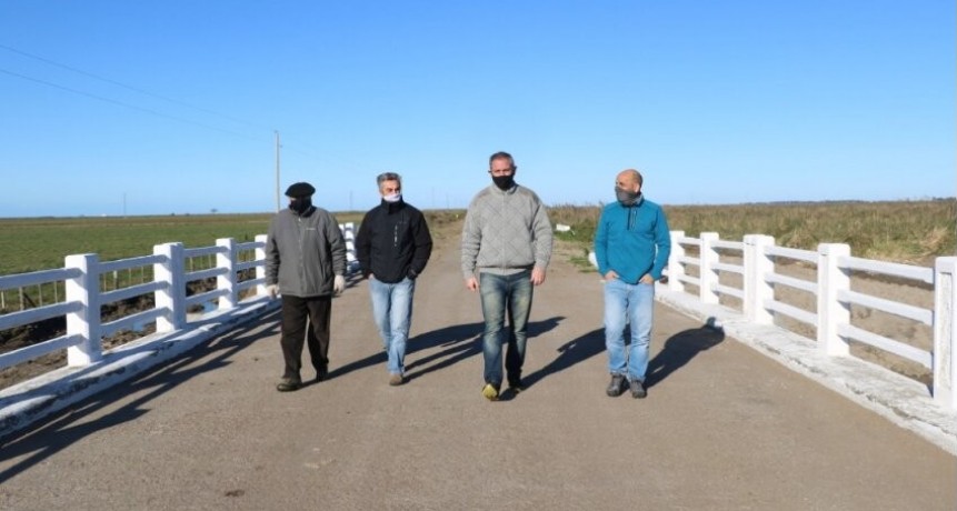 Gral. Madariaga: Reinauguraron el puente de Arroyo Chico 