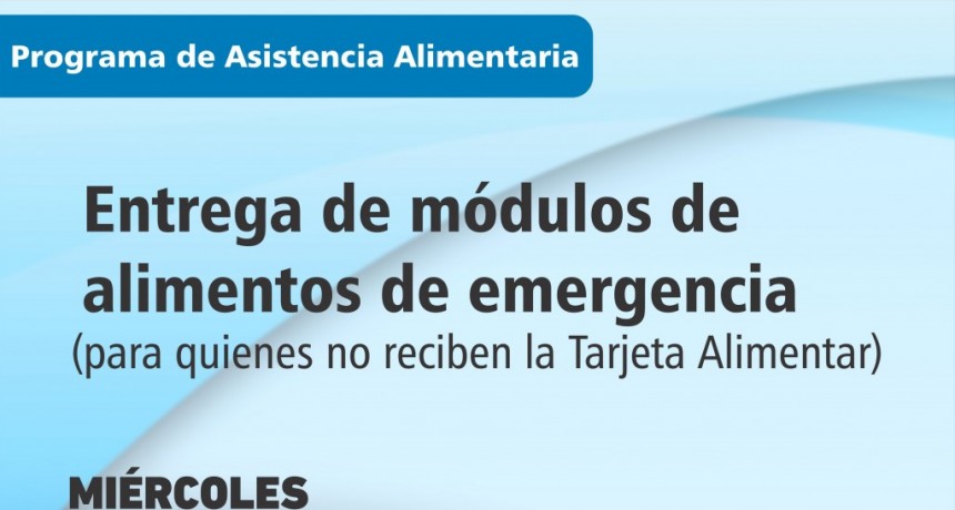 Baradero: Entrega de m&oacute;dulos de alimentos en el Centro Cultural y Deportivo &ldquo;N&eacute;stor Kirchner&rdquo;  