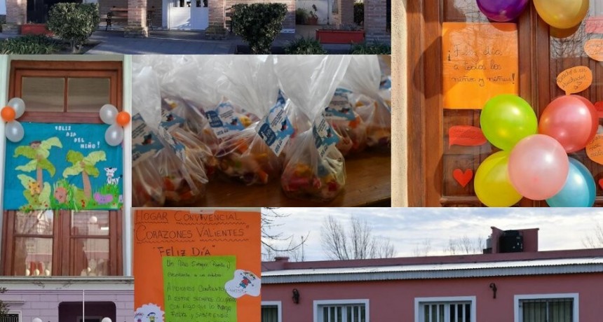 Salliqueló: Desarrollo Social y el Movimiento Evita realizaron acciones por el día de la niñez 