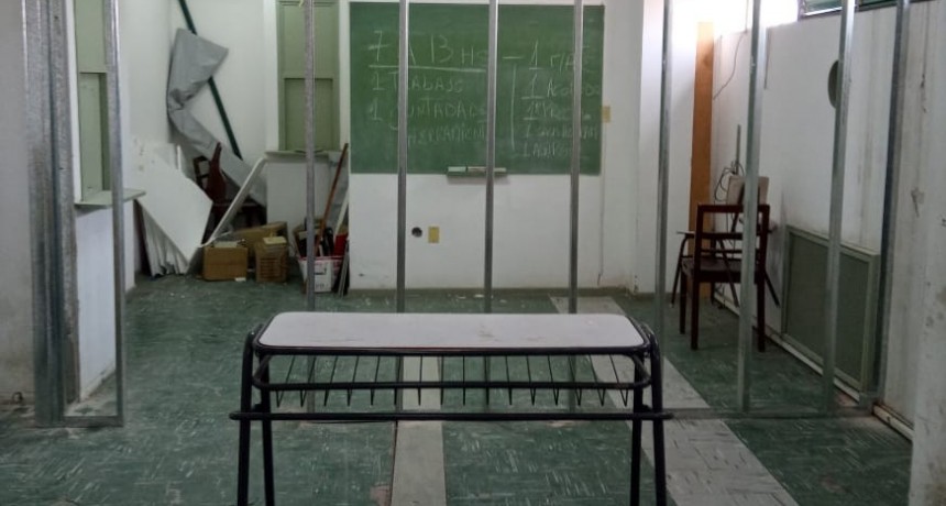 Baradero: Inició la remodelación para la nueva sala de Inspectores de Educación de Baradero  