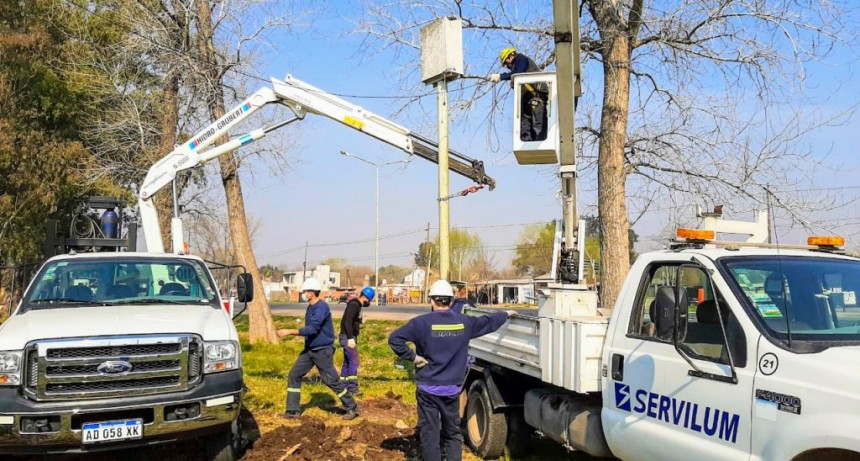 San Vicente: Se iniciaron las obras de iluminación sobre ruta 210 