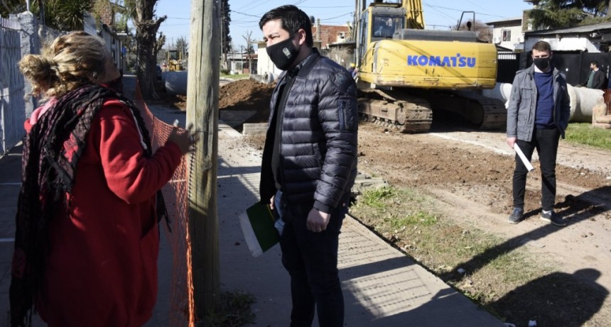 Los Polvorines: nuevo tramo de pavimentación de la calle José Verdi 
