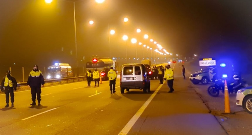 Campana: Se realizó un megaoperativo vial en ruta 9 