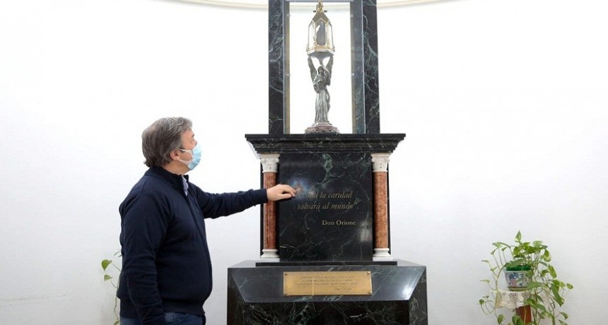 Alte. Brown: Cascallares recordó los 20 años de la llegada del Corazón de Don Orione