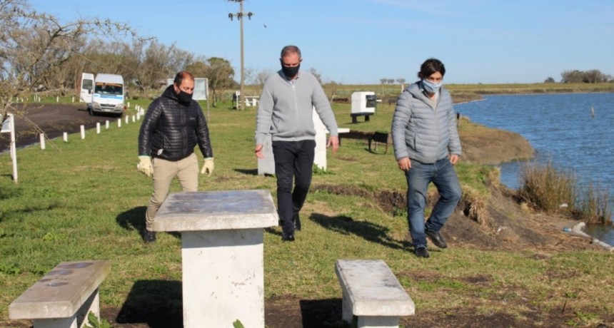 Gral. Madariaga: Santoro recorrió el espacio recreativo Laguna El Carbón