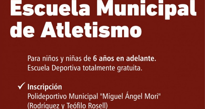 Baradero: Inscripción en las Escuelas Municipales Deportivas totalmente gratuitas  