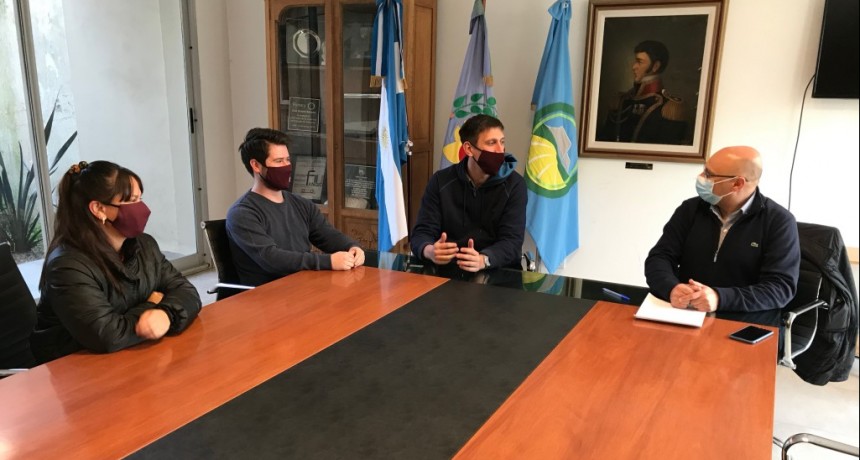 Balcarce: El Intendente recibió a integrantes del Centro de Estudiantes de la Facultad de Derecho de la UNMDP 