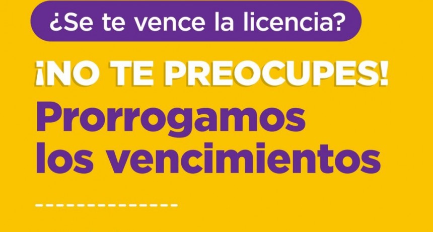 La Plata: Vuelven a prorrogar los vencimientos de las licencias de conducir