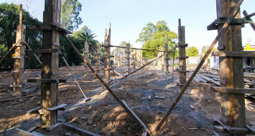 San Vicente: Avanza la construcción del Jardín de Infantes N° 914